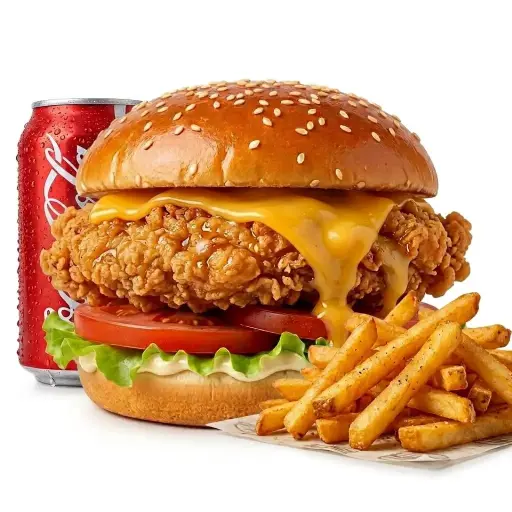 Menu Burger au Poulet