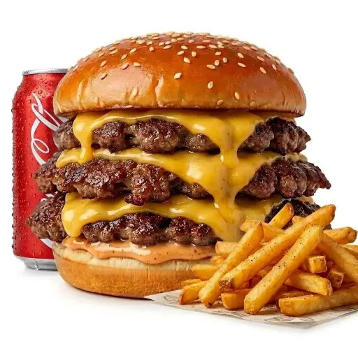 Menu SMASH Burger Triple